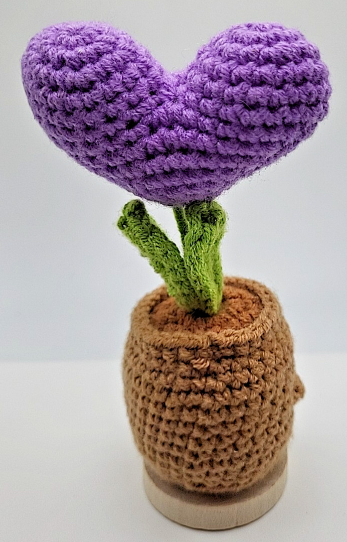 Gift For Mom Crochet Knit Planter Heart Positive Gift Mothers Day Best Mom Ever
