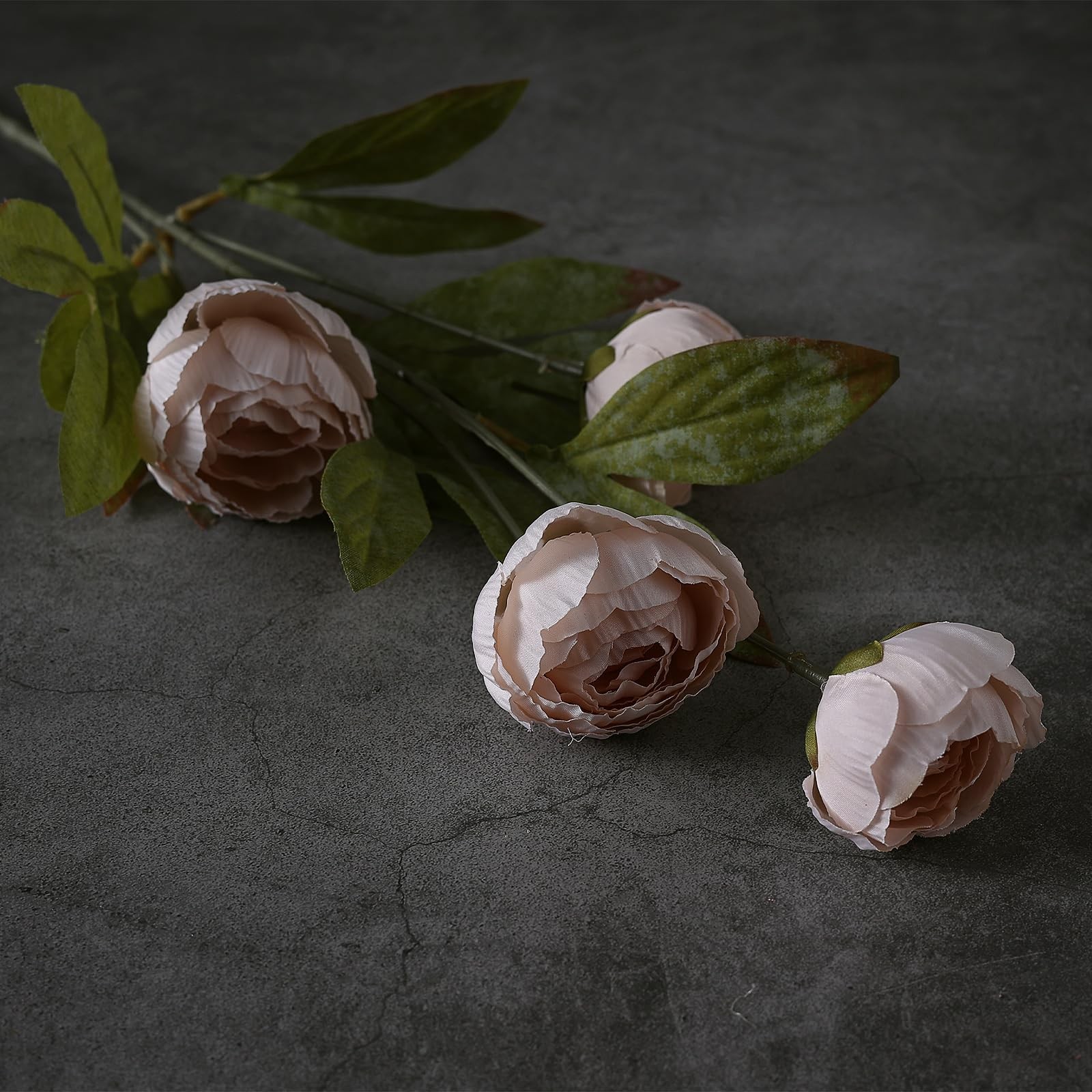 6 Pcs Faux Silk Peony Artificial Flowers for Vase -27″, Bulk Fake Peonies Bra…
