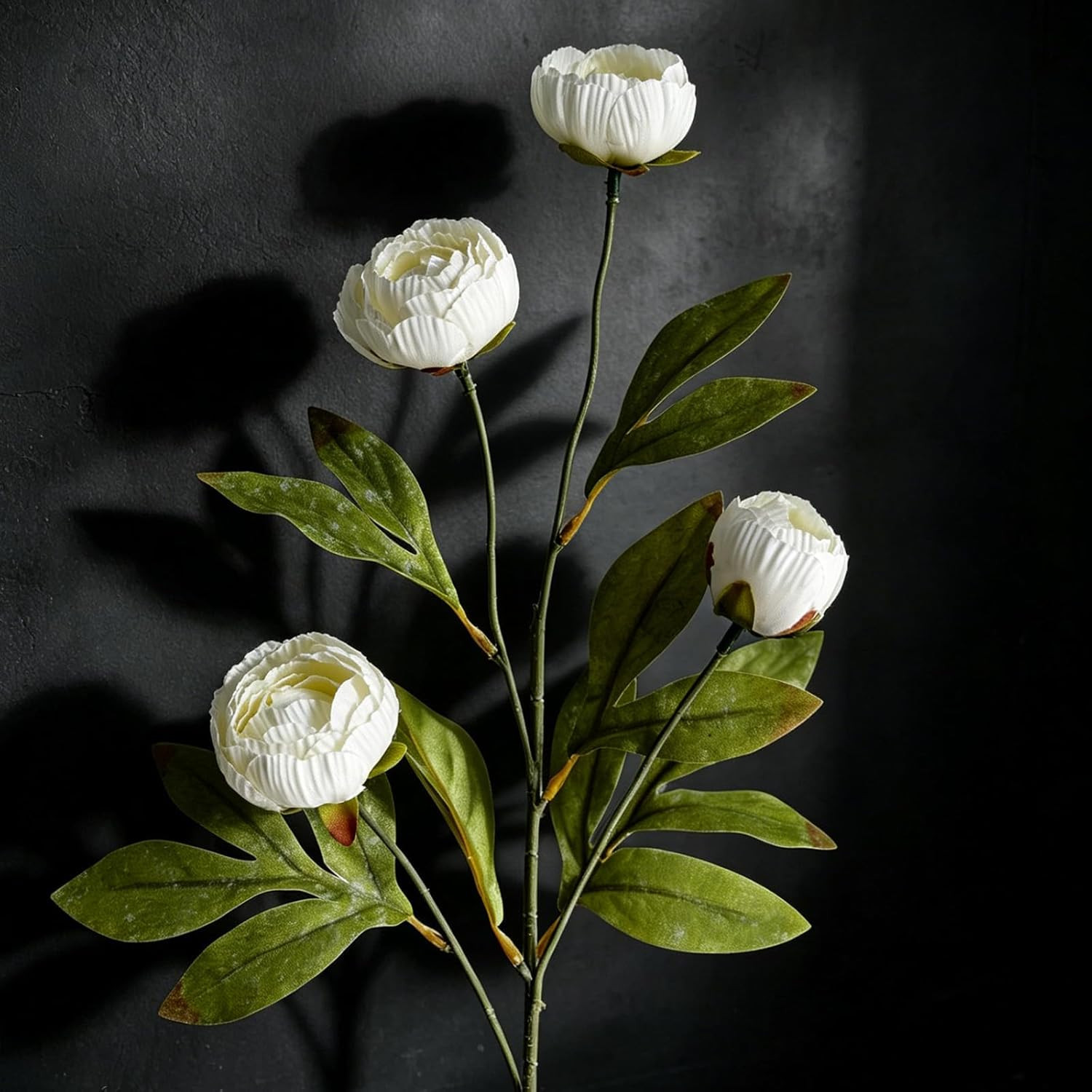 6Pcs Viral Peony Artificial Flowers for Vase，27in Real Touch Fake Flowers Branch