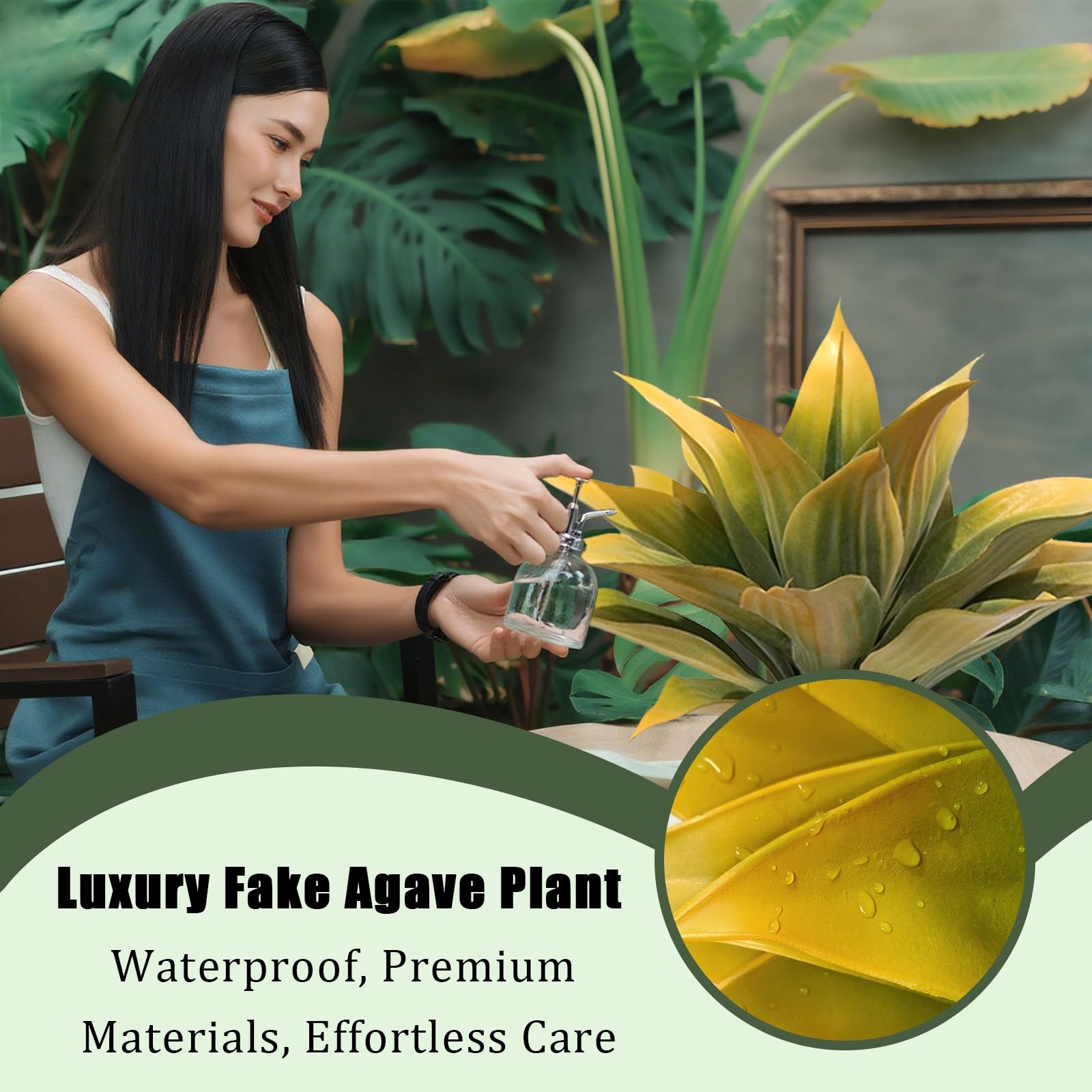 Best Artificial Agave Plants, Realistic UV Resistant Fake Aesthetic Plants for