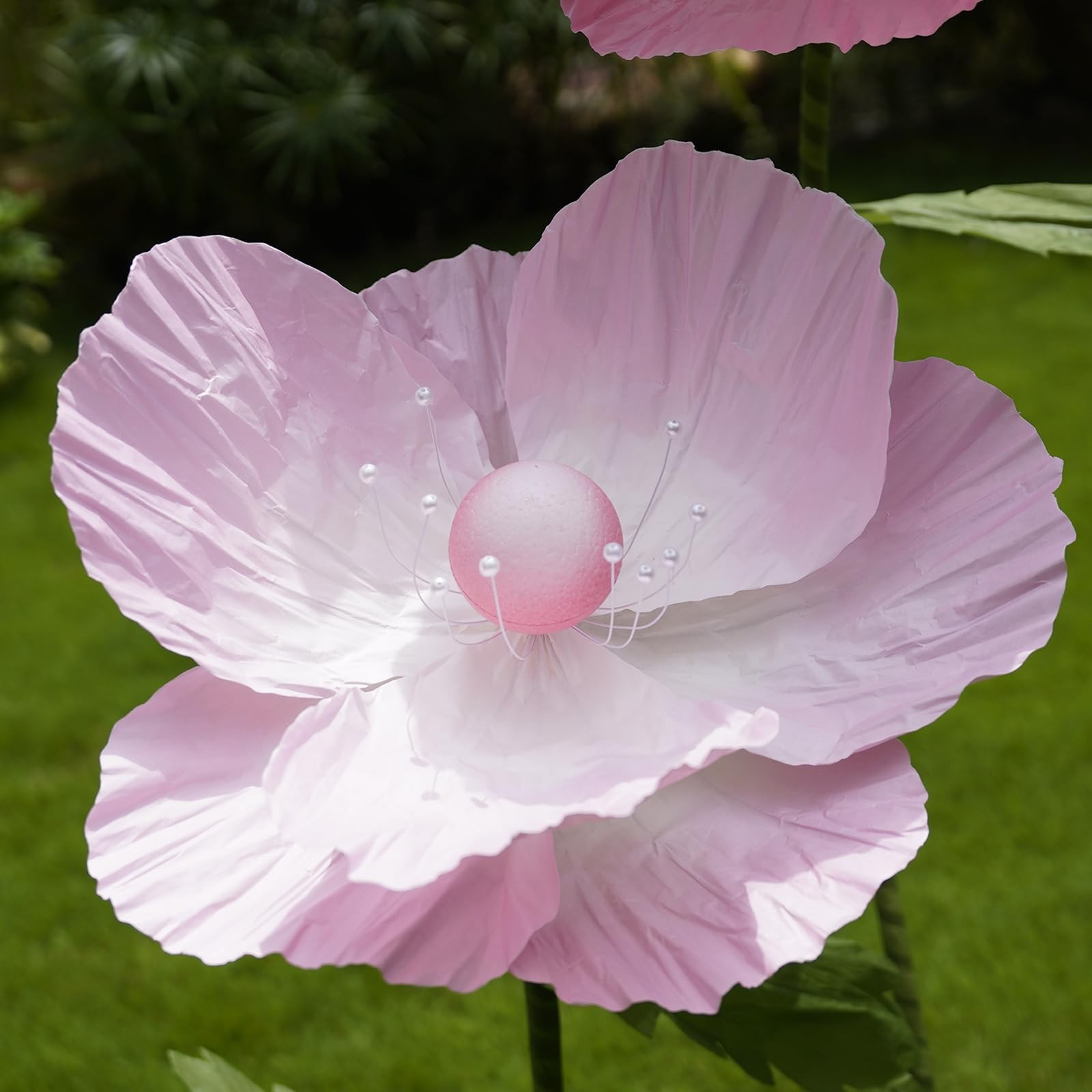 Giant Paper Flower Decor with Stand,Oversized Artificial Flower Decor,Floor S…