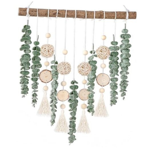 21’’ Eucalyptus Wall Hanging Decor Artificial Eucalyptus Plant Fake Greenery