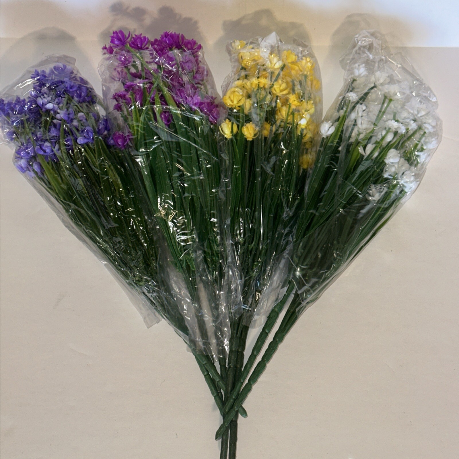 Limonium sinuatum Artificial Statice Bouquet Purple Pink Yellow White Home Decor