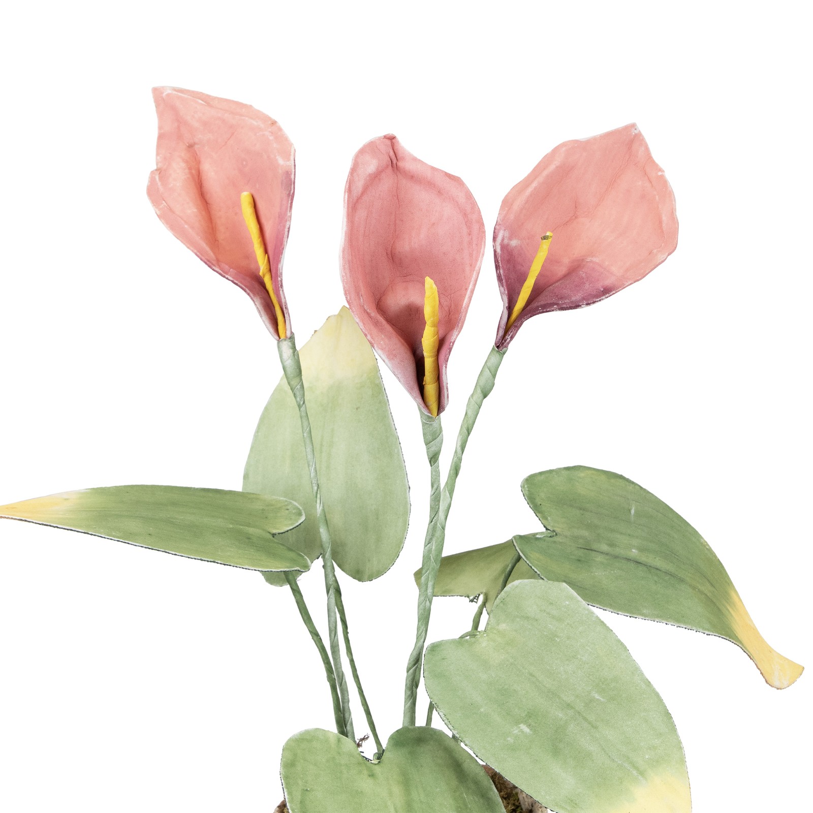 Northlight 19″ Pink and Green Artificial Decorative Calla Lily Plant