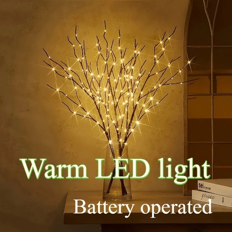 LED Lighted Artificial Decorative Branches (2 pieces)