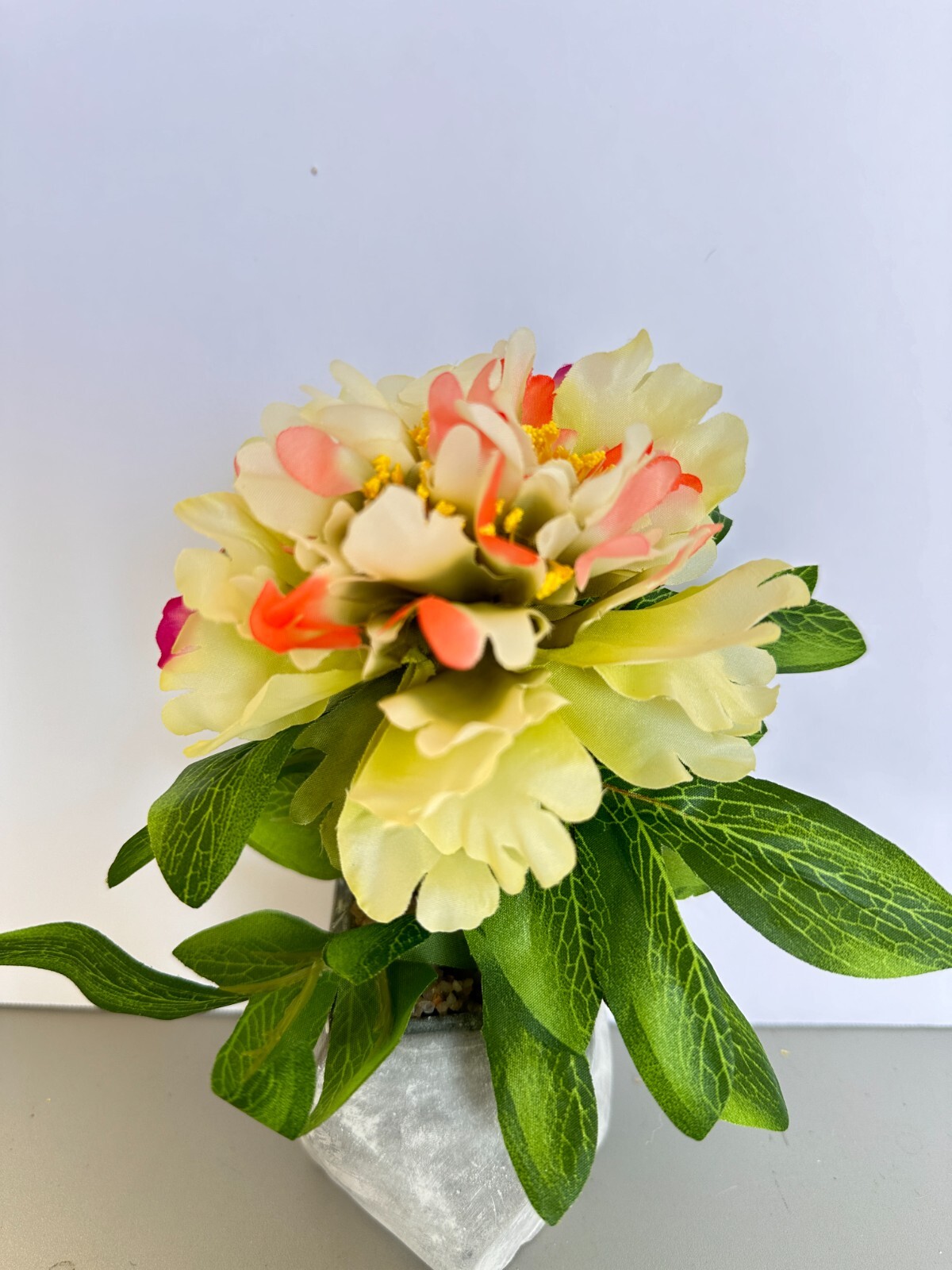 Artificial faux potted flowers plants home kitchen wedding office decorations