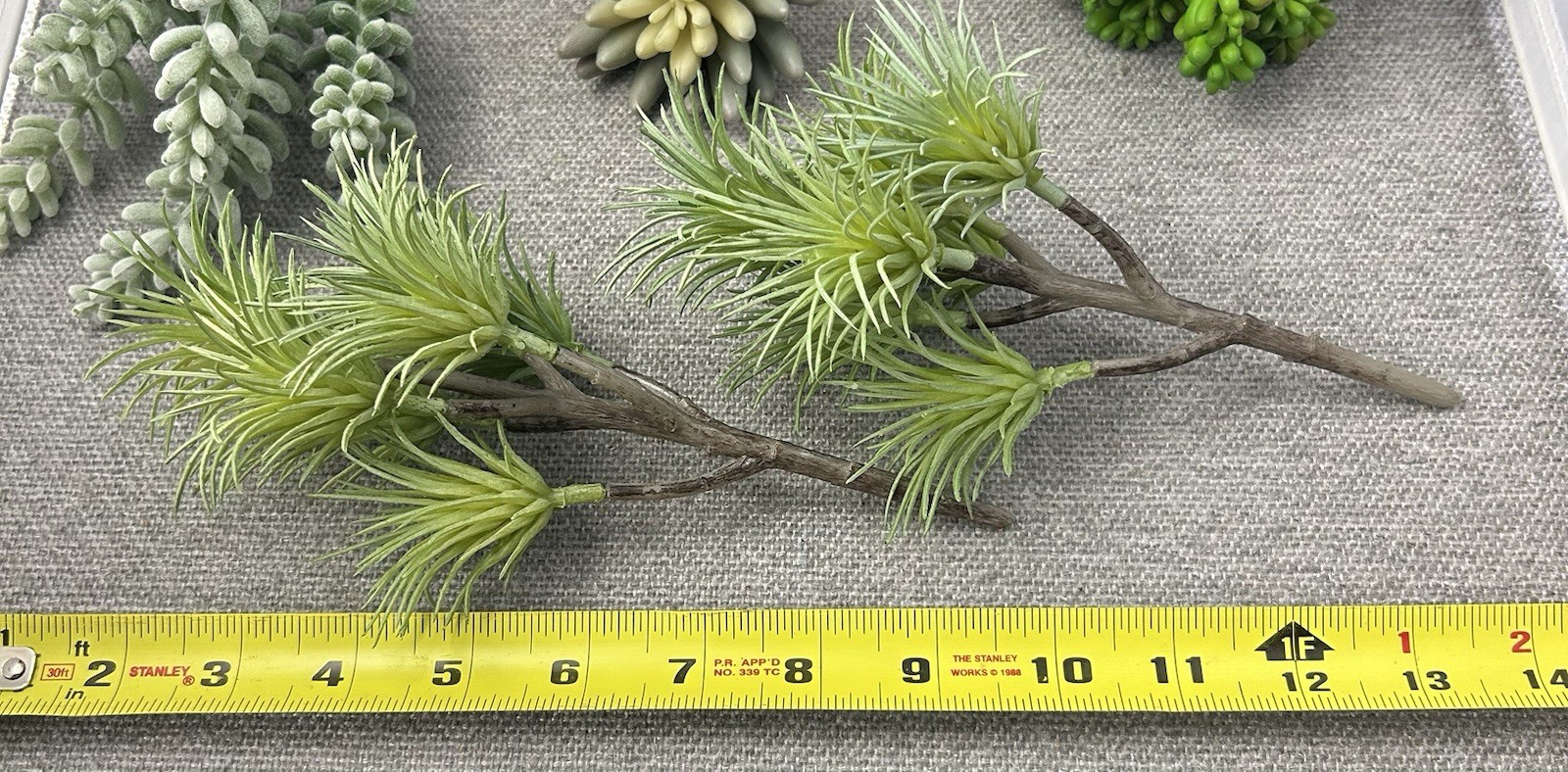 Pier1 Succulent Faux Cactus Plastic Air Plant Home Garden Greenery Deco 9 pcs.