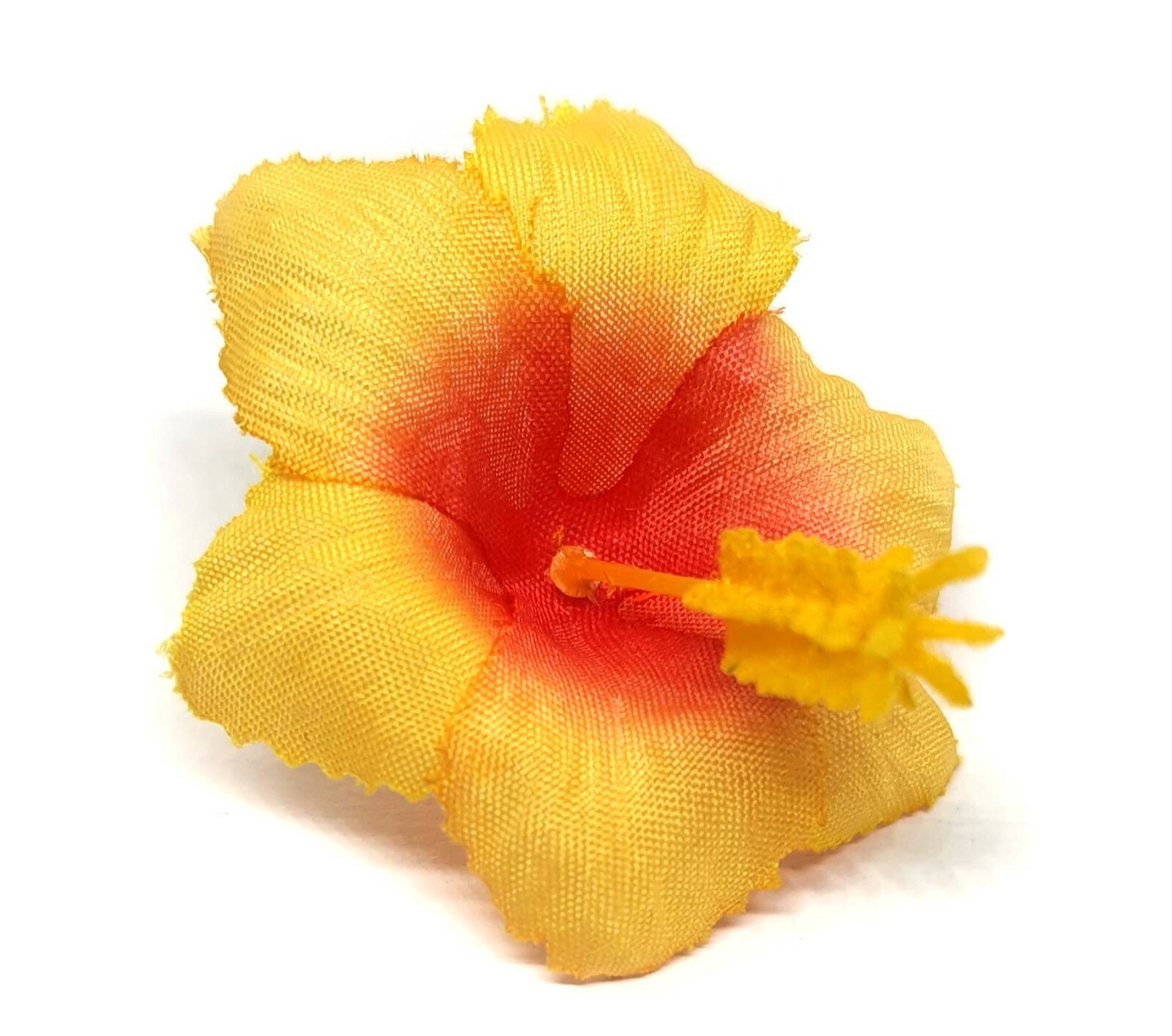 20pcs Hawaiian small hibiscus artificial flower head size 1.75 inches mix colors