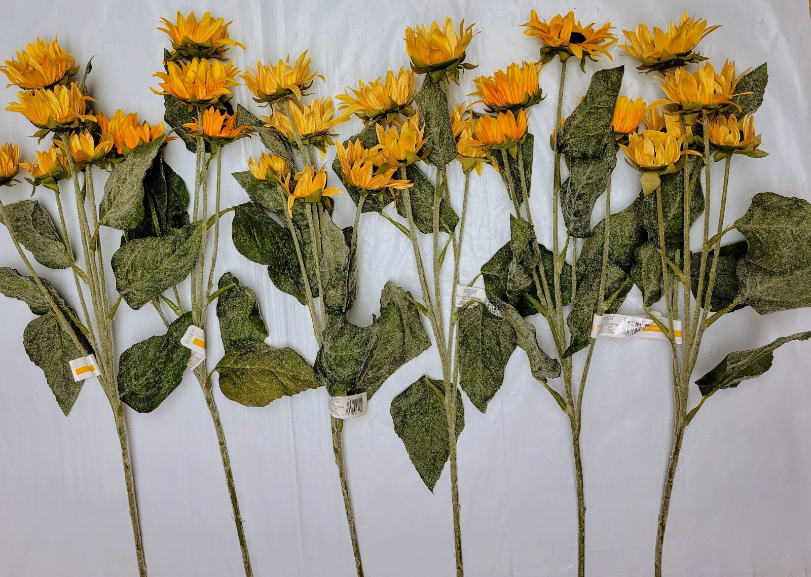 6ct Ashland Faux Flowers Yellow Sunflower Lot Stems Picks Craft DIY Fall Harvest