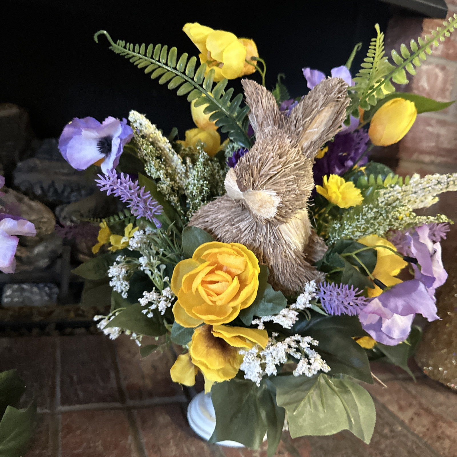 Pair Of Custom Designed Spring Centerpiece Or Table Florals