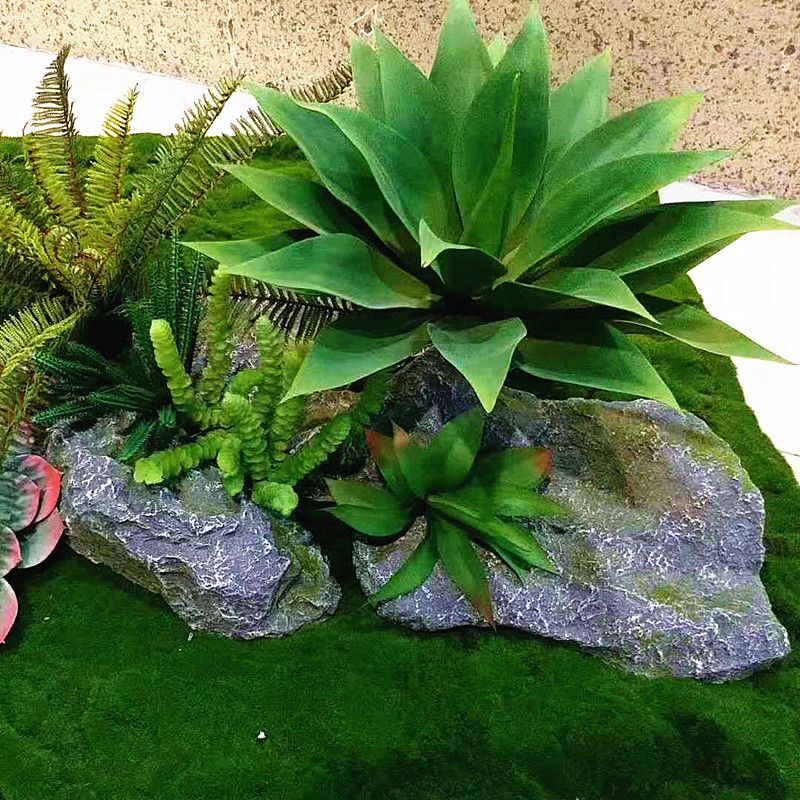 45-55cm Artificial Large Agave Plant Tropical Fake Leaf Garden Office Home Decor