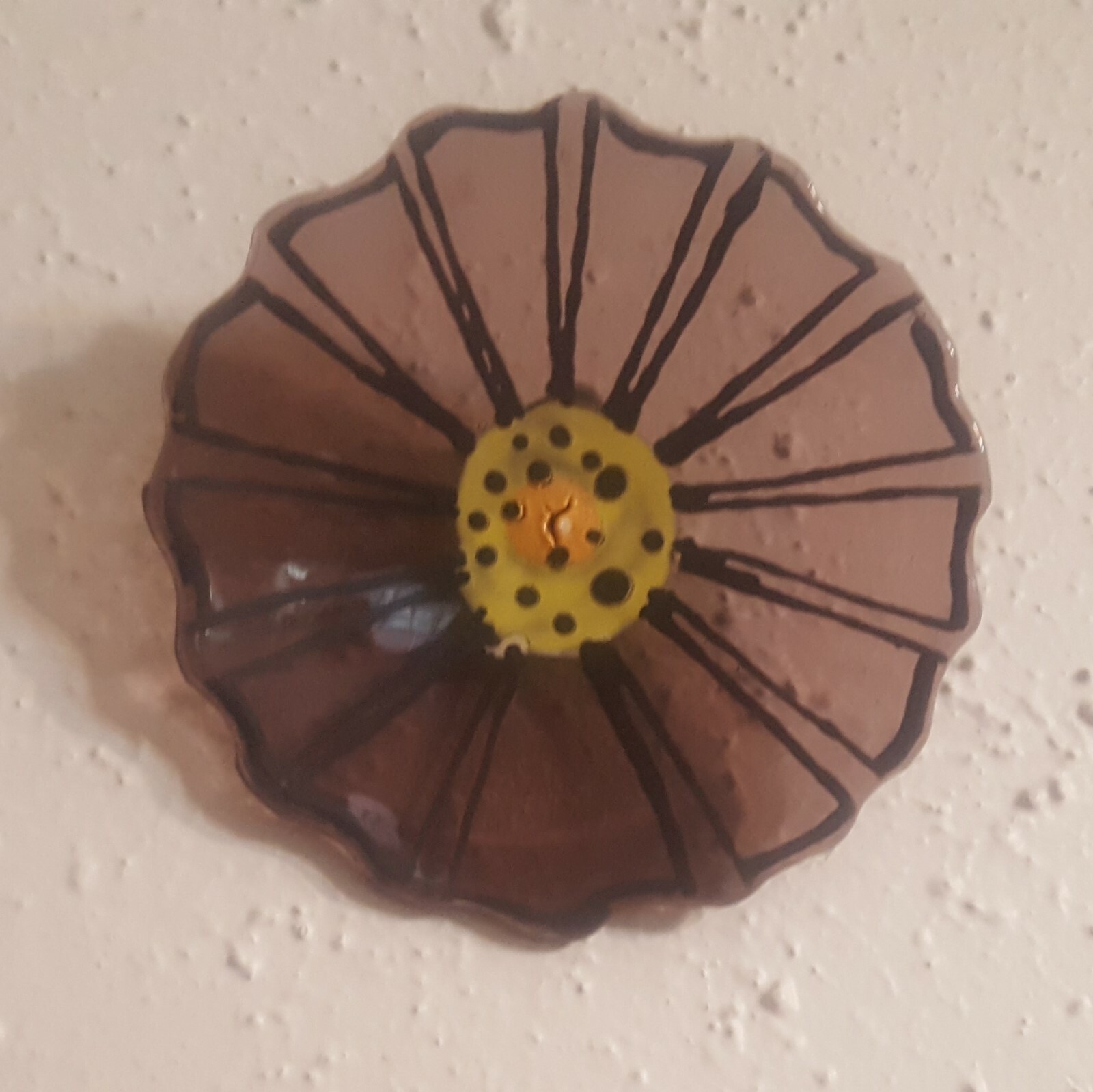 3 3/4″ Forever Flowers with Hangers – Handcrafted with Fused Glass