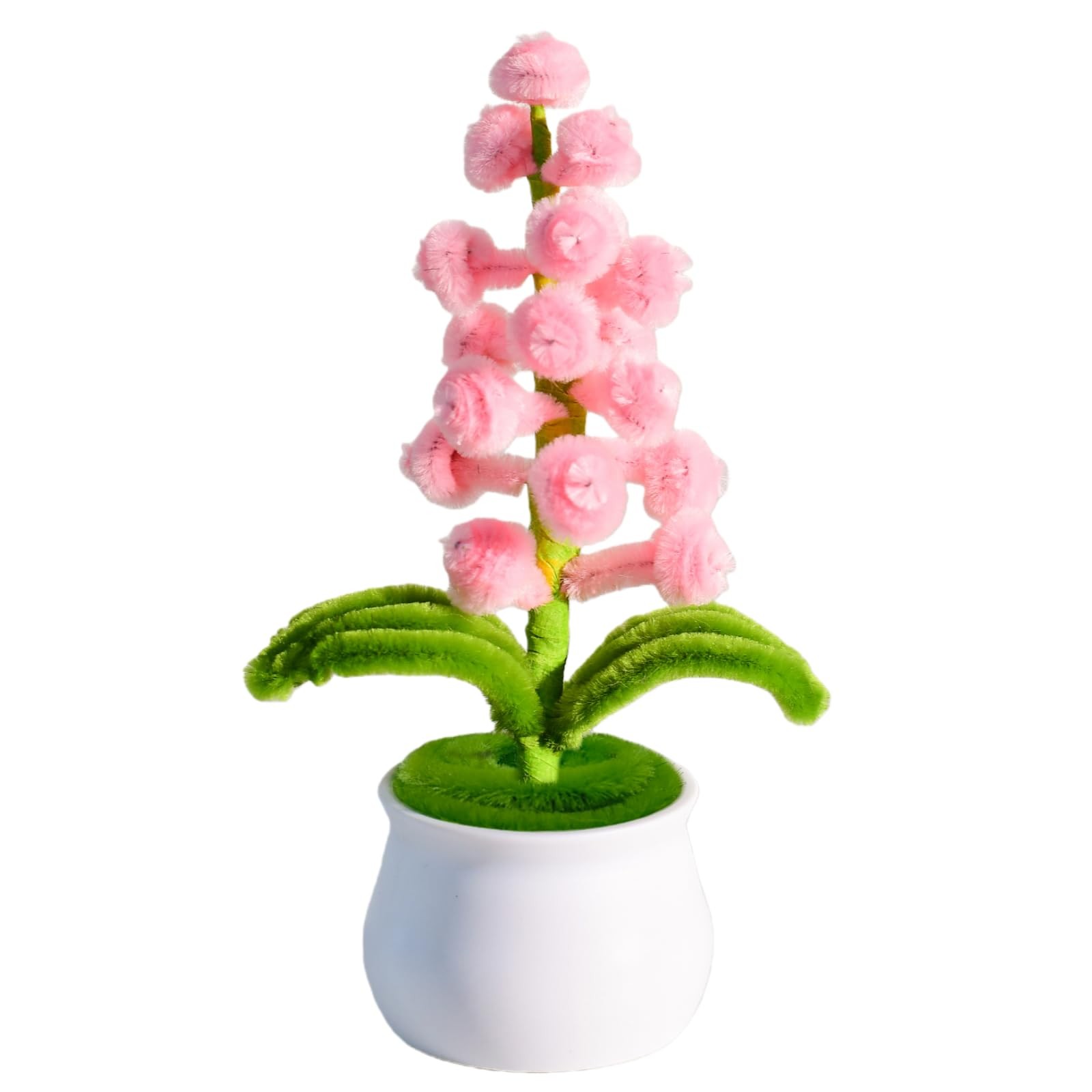 Cute DIY Artificial Flowers Multi-Color Cedar Small Potted Plants Car Decorat…