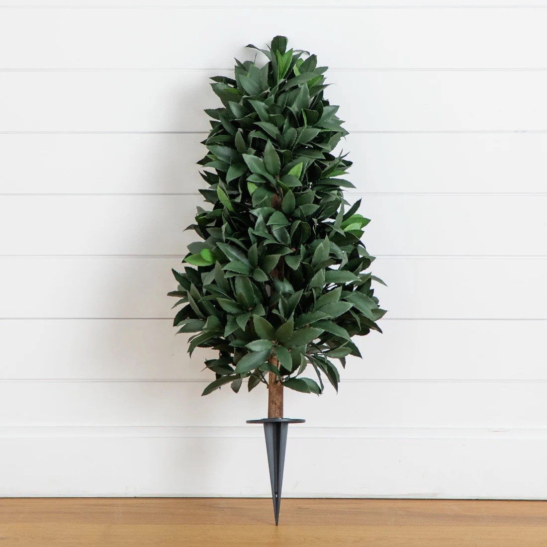 3′ UV Artificial Laurel Plant with Integrated Ground Stake (Indoor/Outdoor)