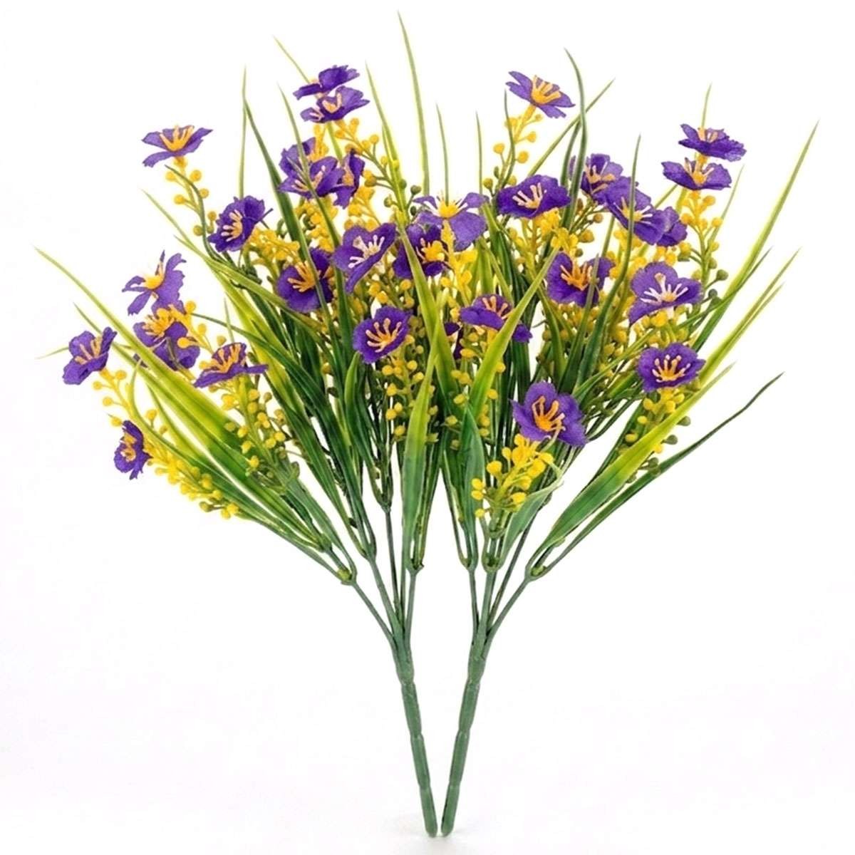 2-10 Artificial Flowers Fake Outdoor UV Resistant Boxwood Plants Shrubs Decor US