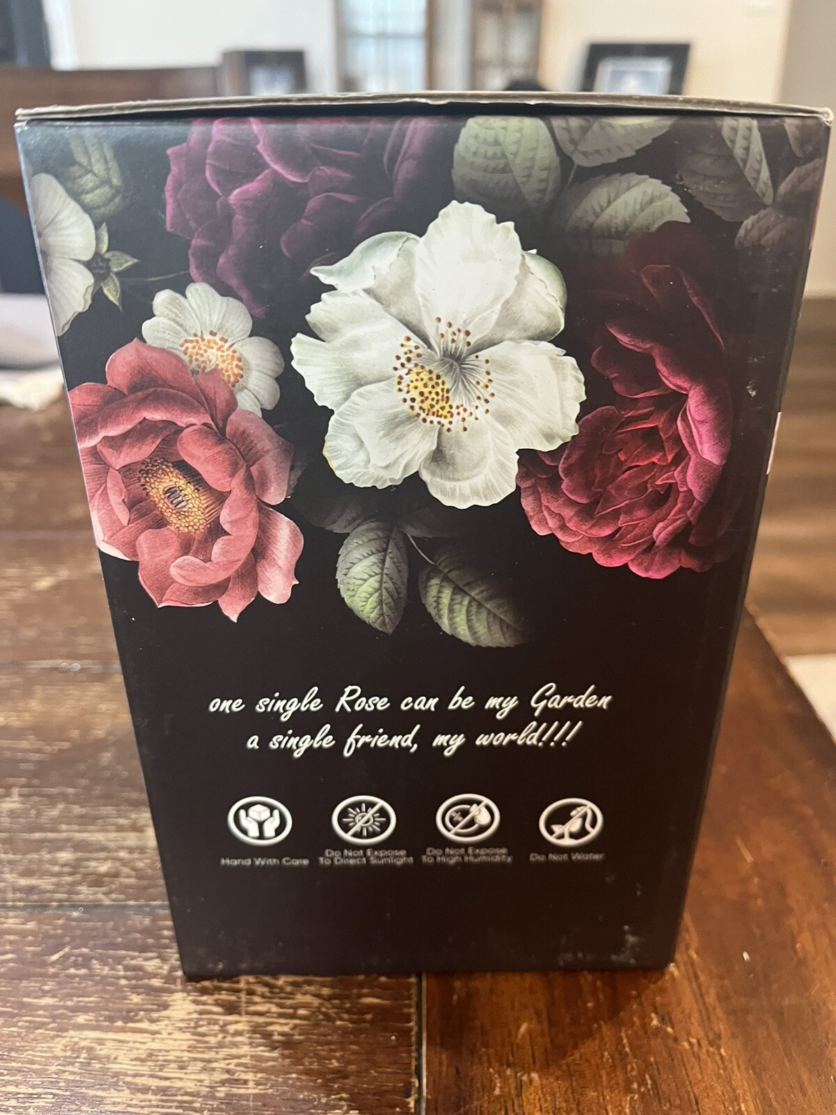 Preserved Roses Flowers in Glass Dome