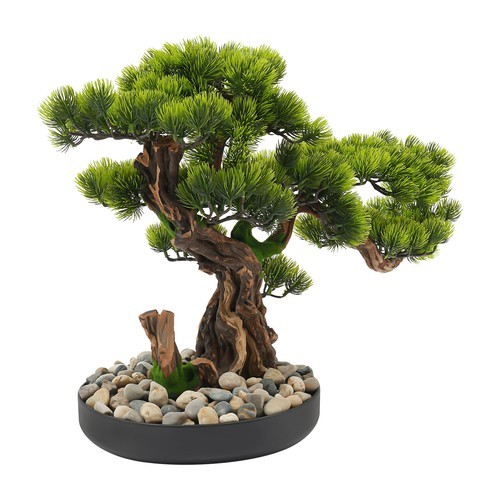 Desktop Artificial Bonsai Tree Artificial Bonsai Pine Tree Realistic Fake Plant