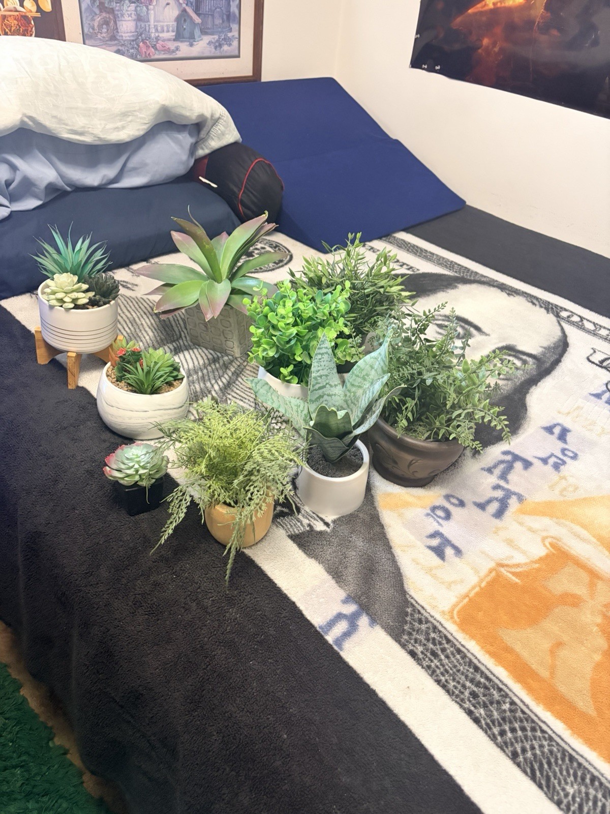 Extremely Beautiful Fake Plants Lot-Gently Used 🌻🌷🍀🌲☀️