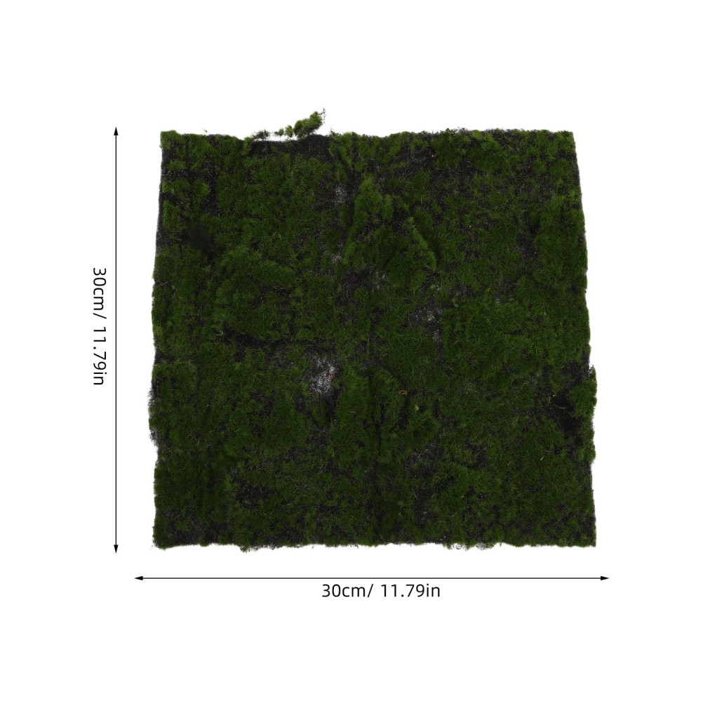 1 Pack Reusable Artificial Moss Carpet Green Faux Plant Filler for Decoration