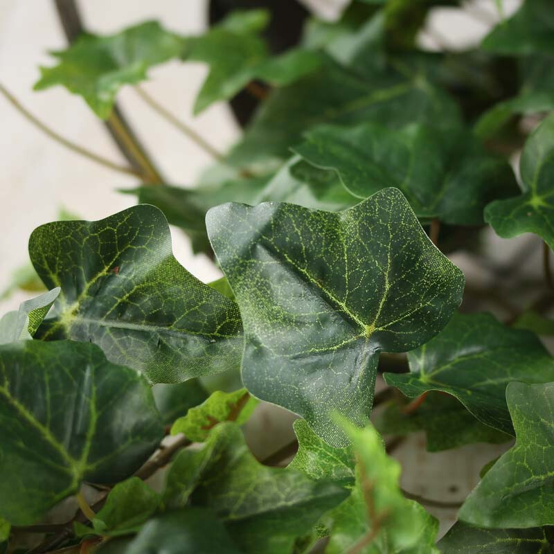 Artificial 30″ Long Real Touch Cascading Flocked Ivy Bush