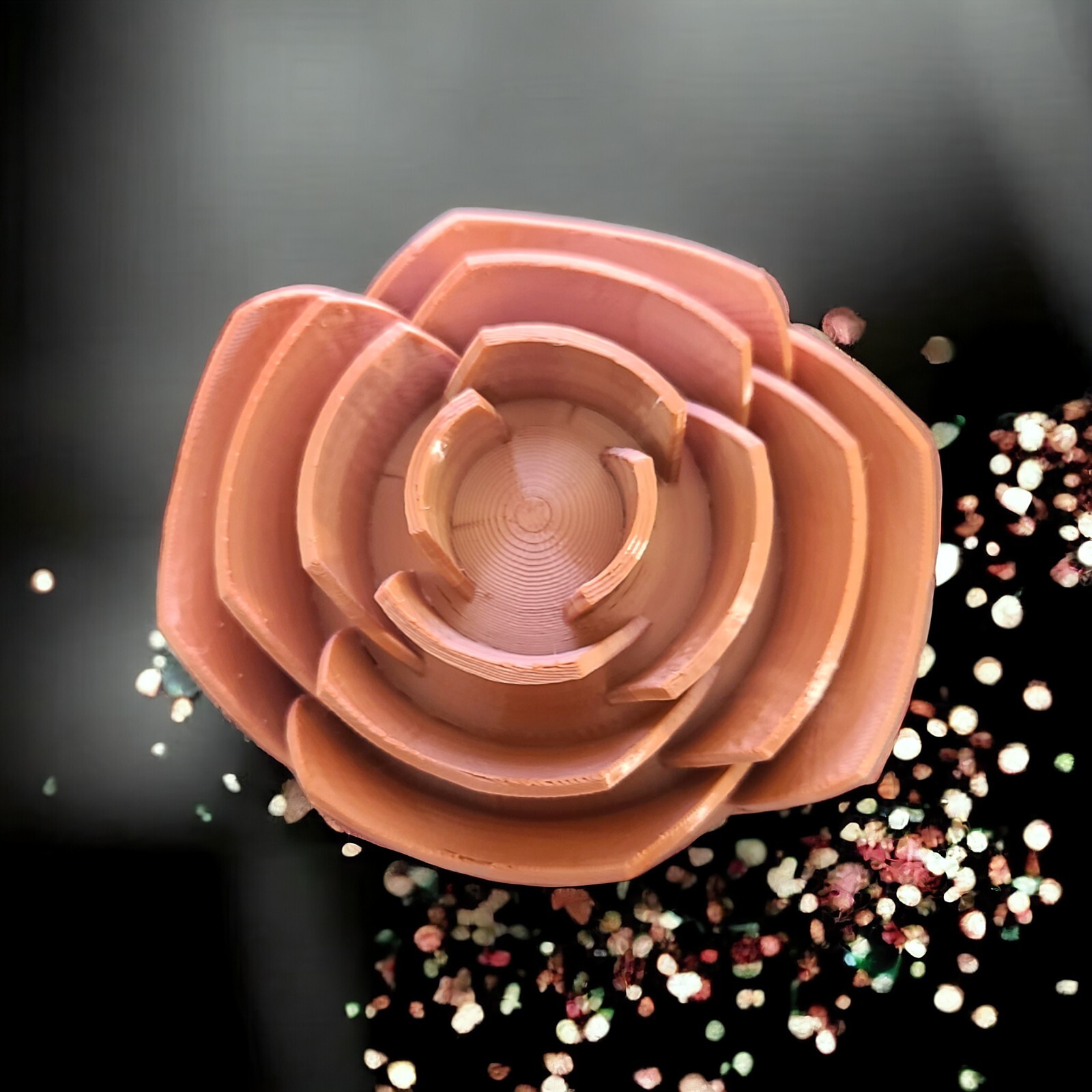 3d print, Smooth Rose Container, Valentines Day, Mother’s Day, gift for Her