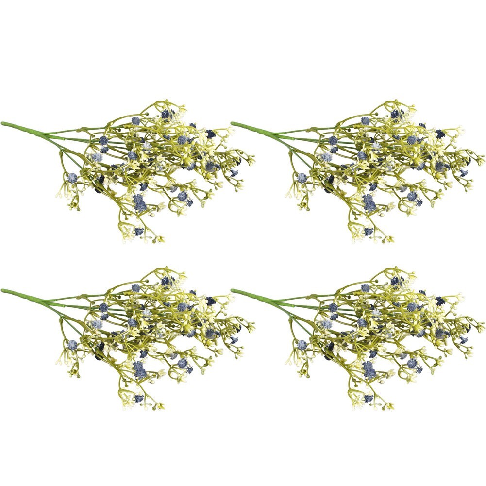 4 Pieces Fake Baby Breath Artificial Gypsophila Flowers for Wedding Decor