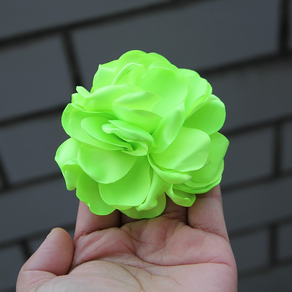 9cm French Fashion Cloth Art Flower For Women Handmade Fabric Corsage Lapel