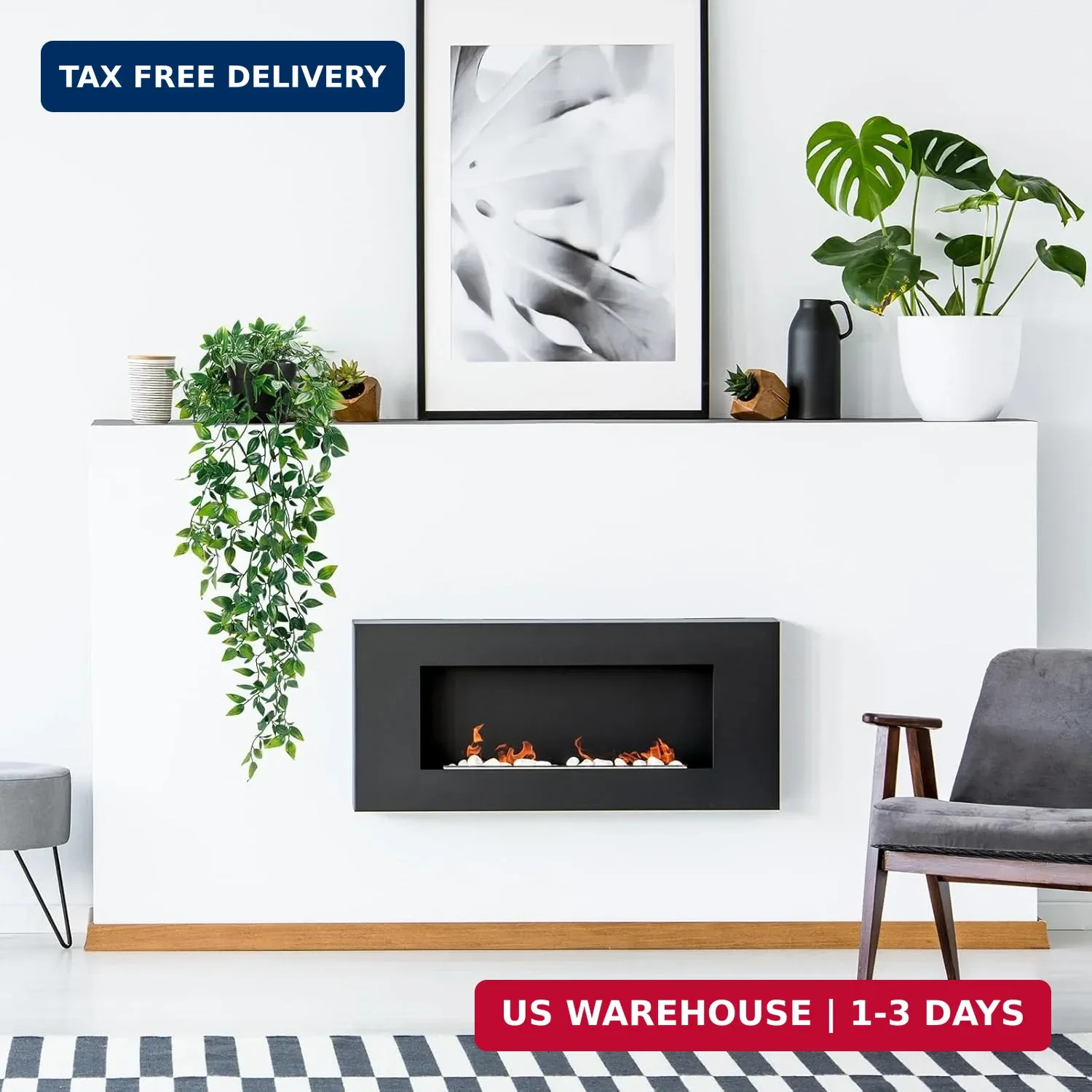 Fake Hanging Plants, Artificial Small Potted Plants for Indoor Outdoor Aesthetic