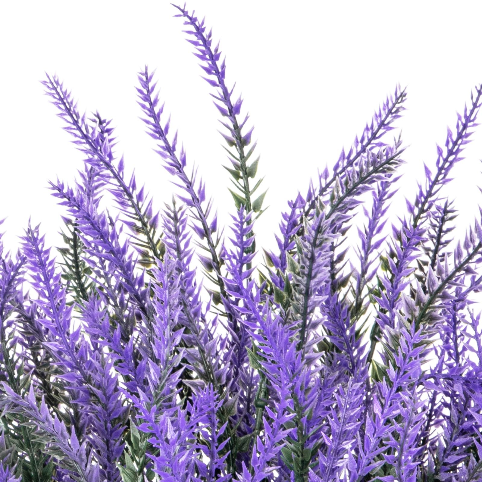 10 Bundles Artificial Lavender Flowers Faux Purple Plants Home Decor