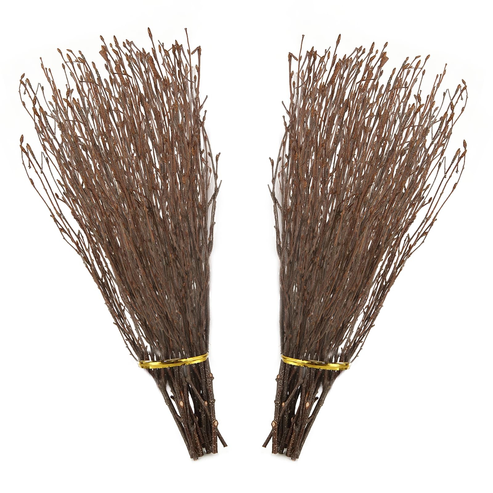 120 PCS 17 Inch Natural Dried Birch Twig Branches For Vase Wreath Decor DIY
