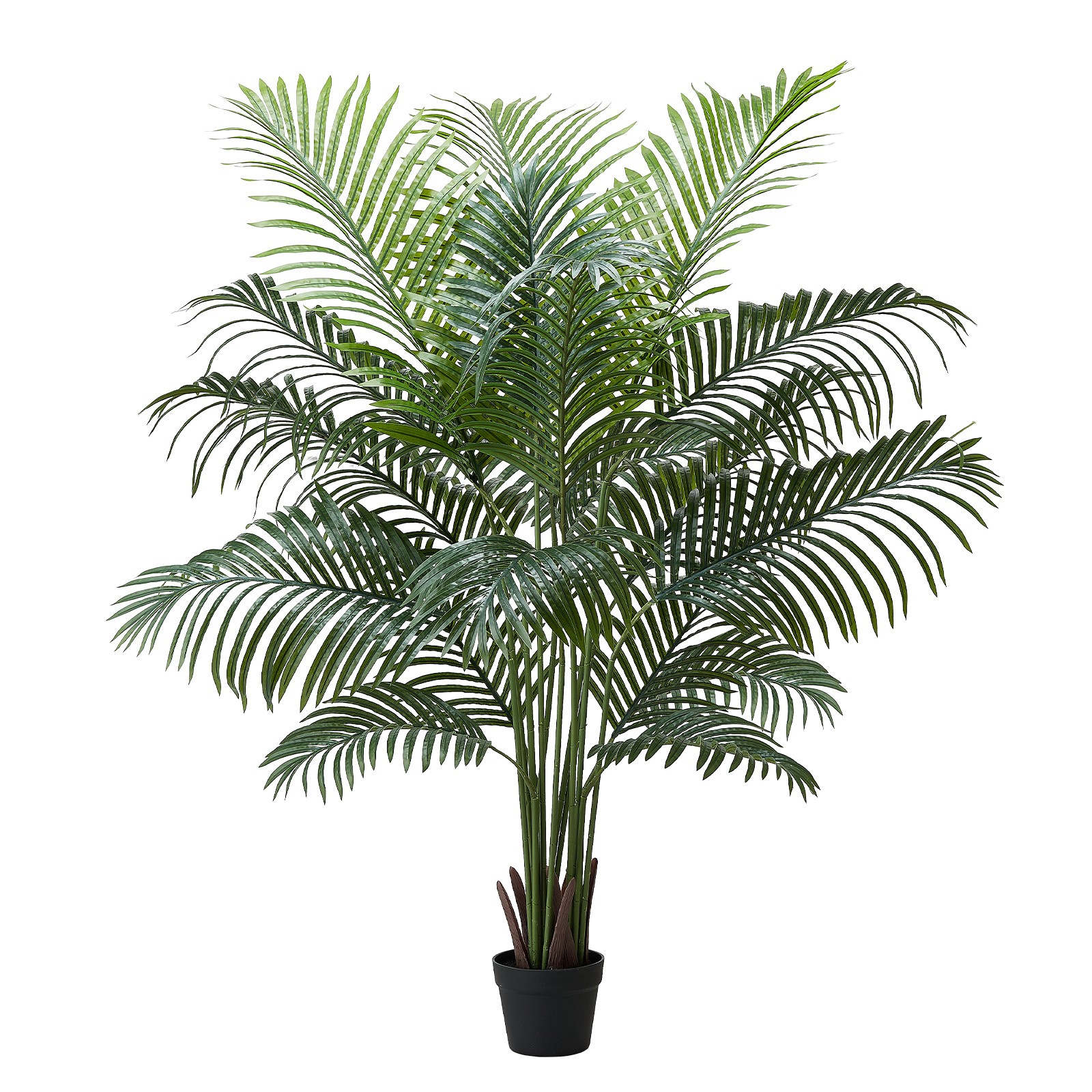 VEVOR 6ft Artificial Areca Palm Tree Faux Plant in Pot for Home Office Decor