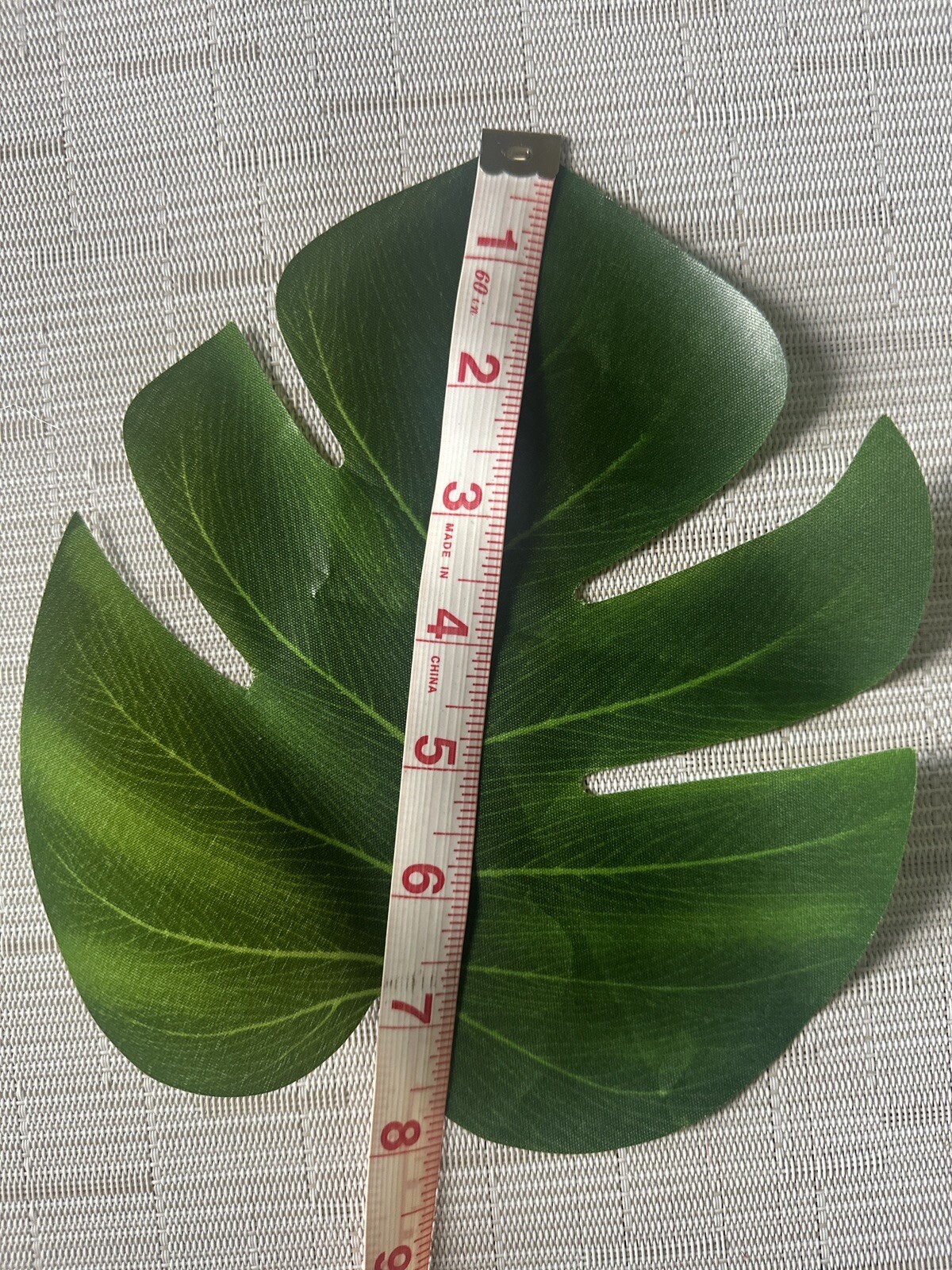 Tropical Palm Monstera Artificial Plant Leaves Party Chic Event Decor 4 Pieces