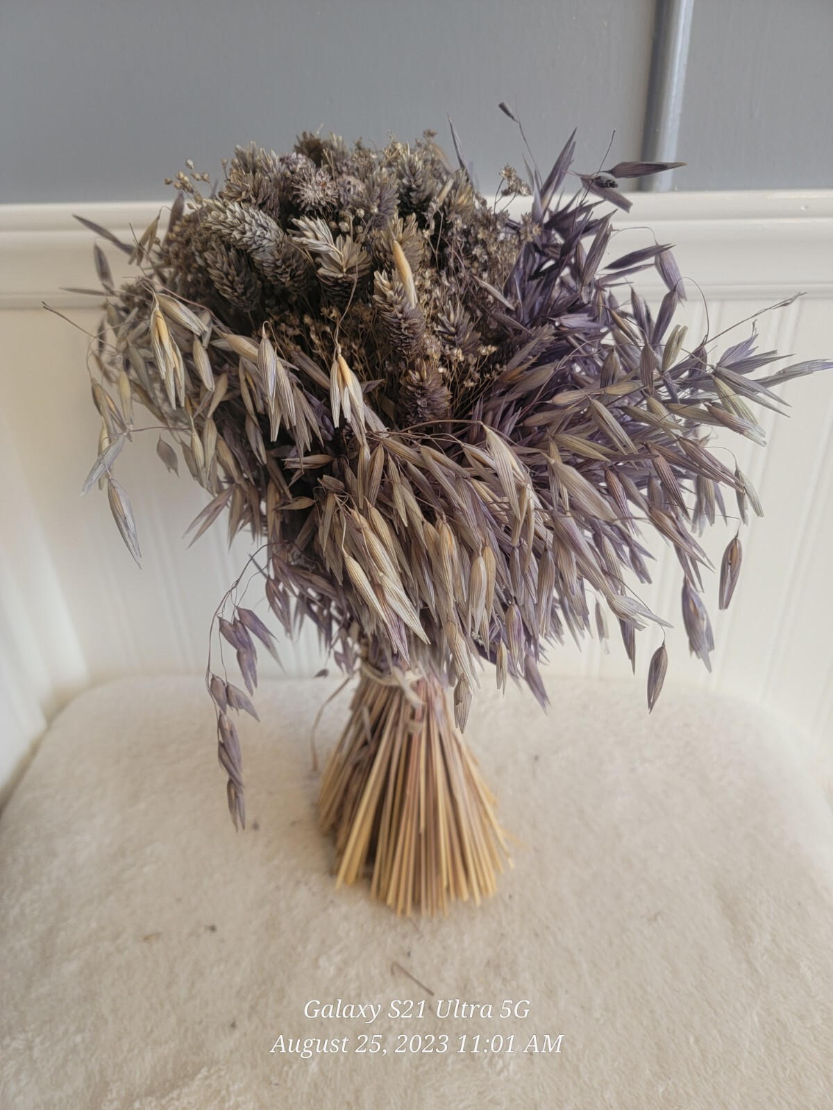 Artificial Wreath and Bouquet Combo. Purple Double Color SONOMA