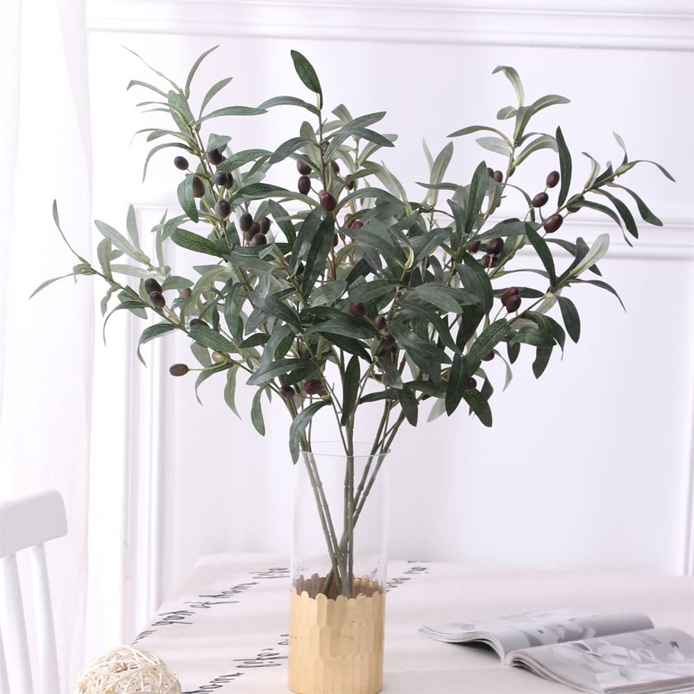 Artificial Olive Branch Faux Olive Branches For Vases Fake Branches Olive Stems