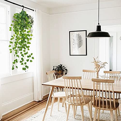 Pcs 3.1ft Artificial Hanging Plants Fake Plants Artificial Ivy 2 Watermelon