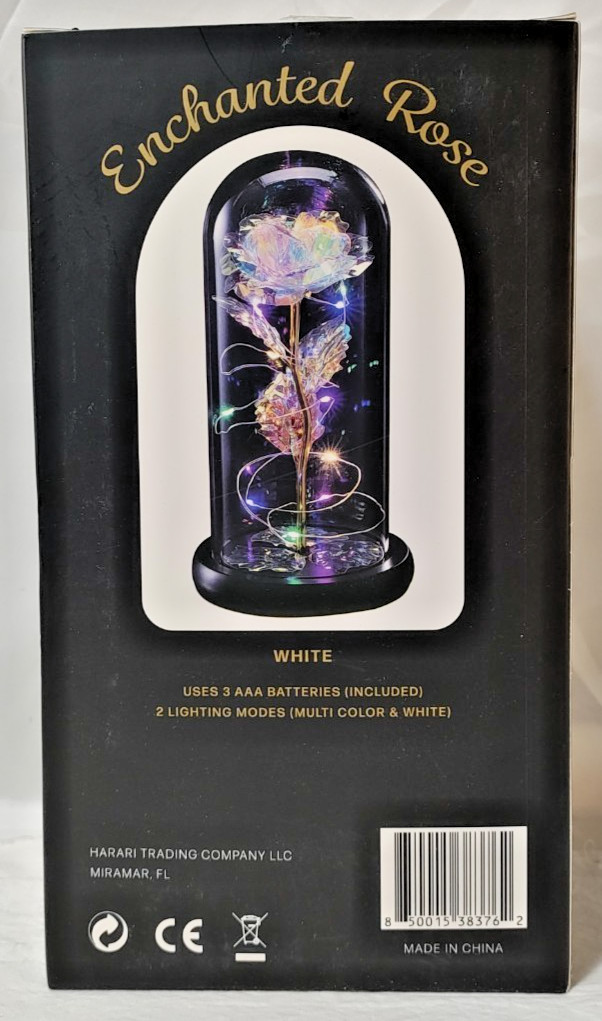 Galaxy Artificial Rose, Forever Enchanted Flowers with Colorful LED Light in