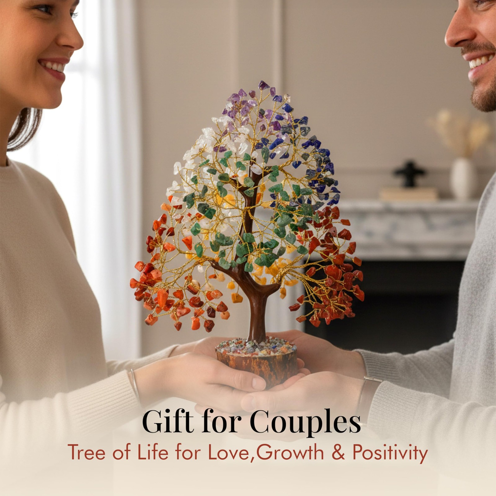 ® The Original 7 Chakra Crystal Tree of Life, Birthday Gifts for Women & Men …