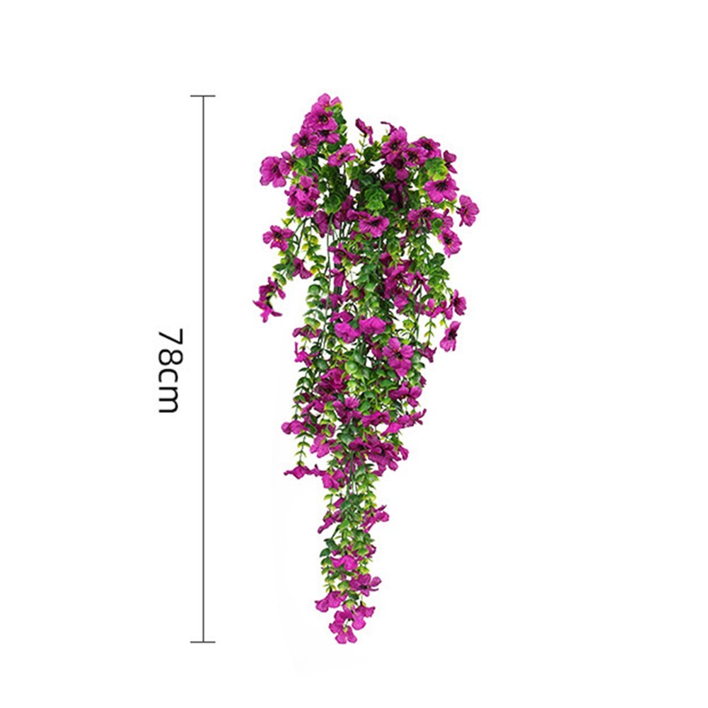 2 Packs 78cm Violet Artificial Flowers for Home and Wedding Decoration
