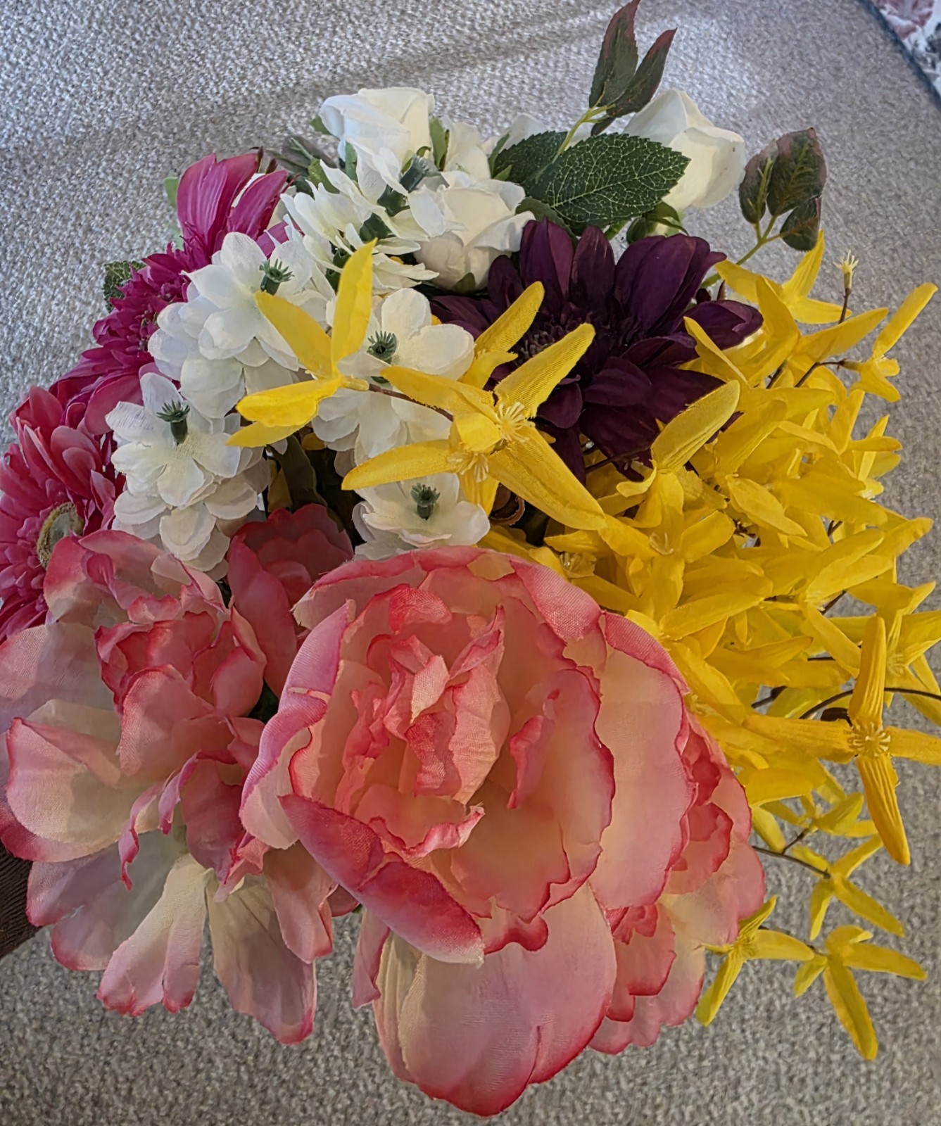 Bouquet Of Artificial Flowers multicolor