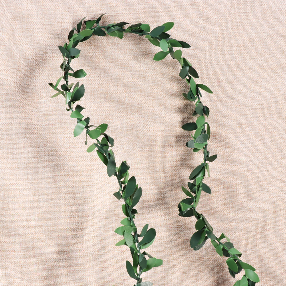 Green Vines Garland Silk Fake Leaves Fake Vine Leaf Hanging Plants Wedding