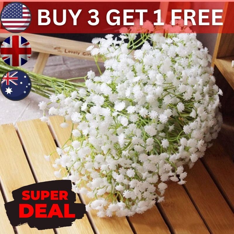 Artificial Fake Silk Gypsophila Baby Breath Flower Christmas Home Wedding Décor