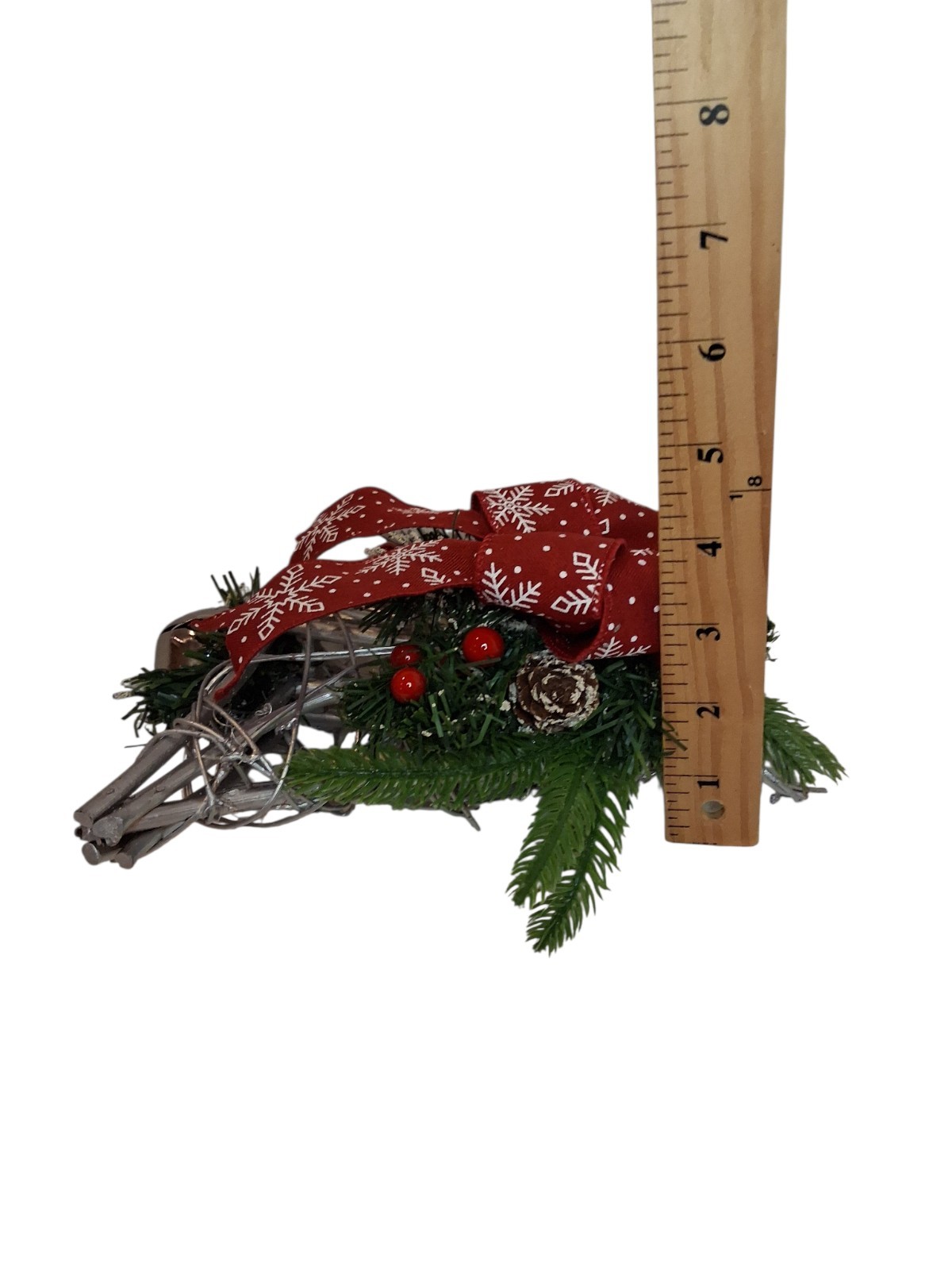 Christmas Floral Wall Decor Bell Star Poinsettia Flower Decorations Holiday