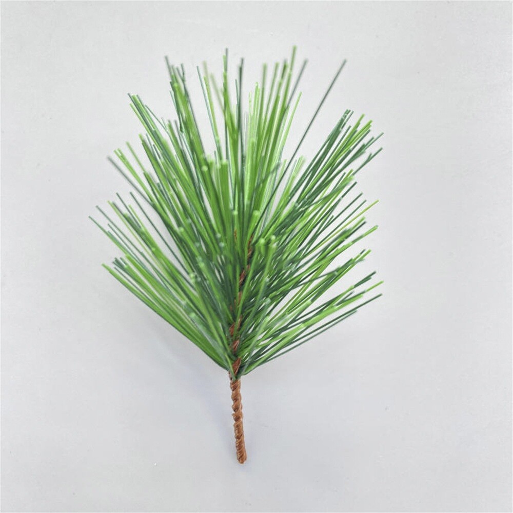 10Pcs Artificial Pine Needles 9cm for Dining Tables Christmas Wreaths Gift Wrap