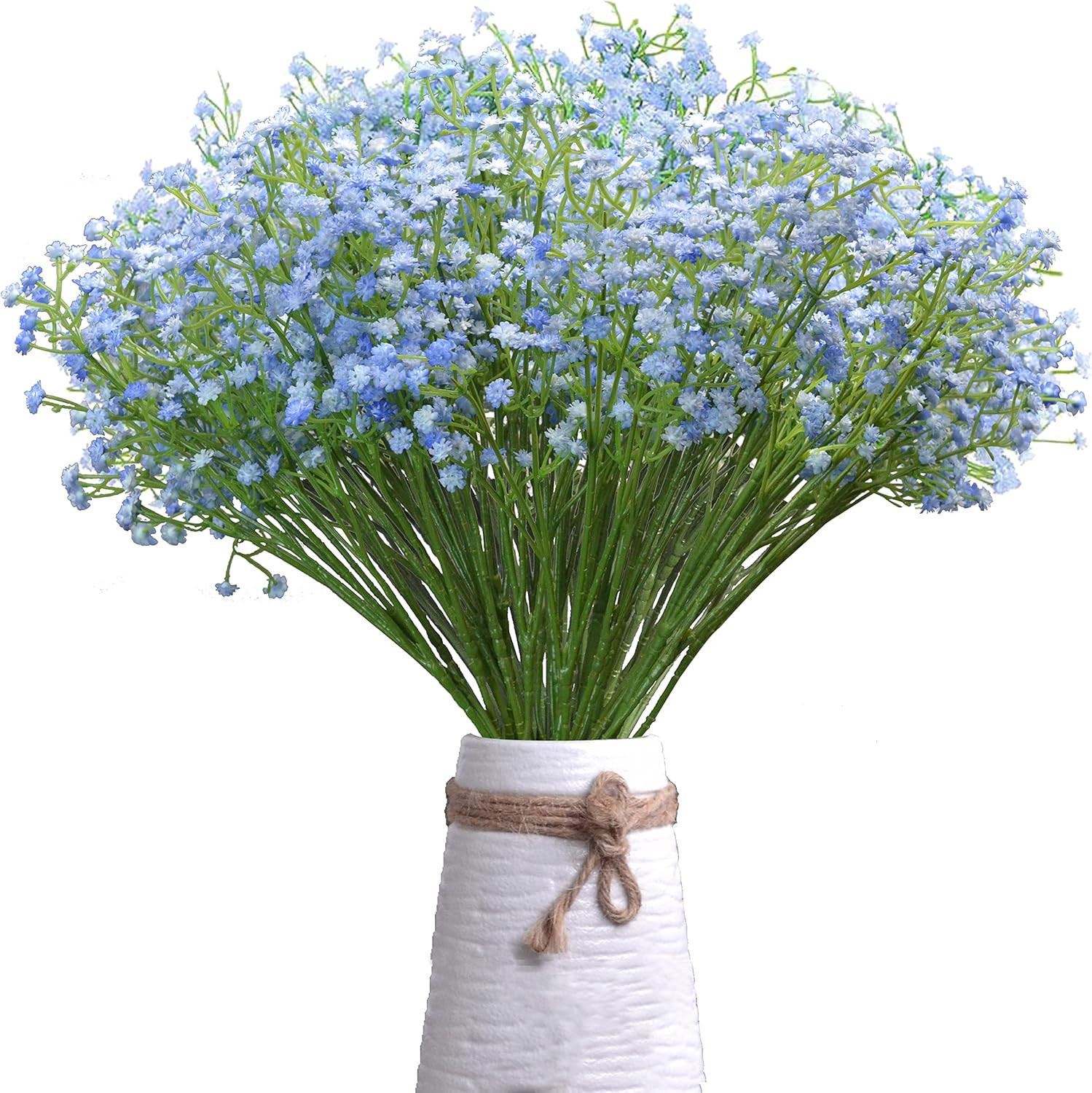JIFTOK Babys Breath Artificial Flowers, 12 Pcs Fake Flowers Gypsophila Bouquet F