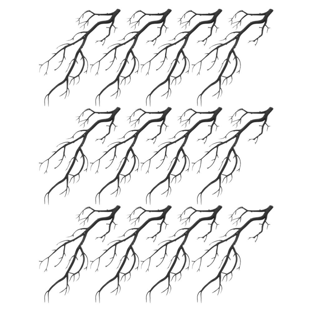 12 Pcs Halloween Tree Branches Faux Stems Artificial Antler Dried