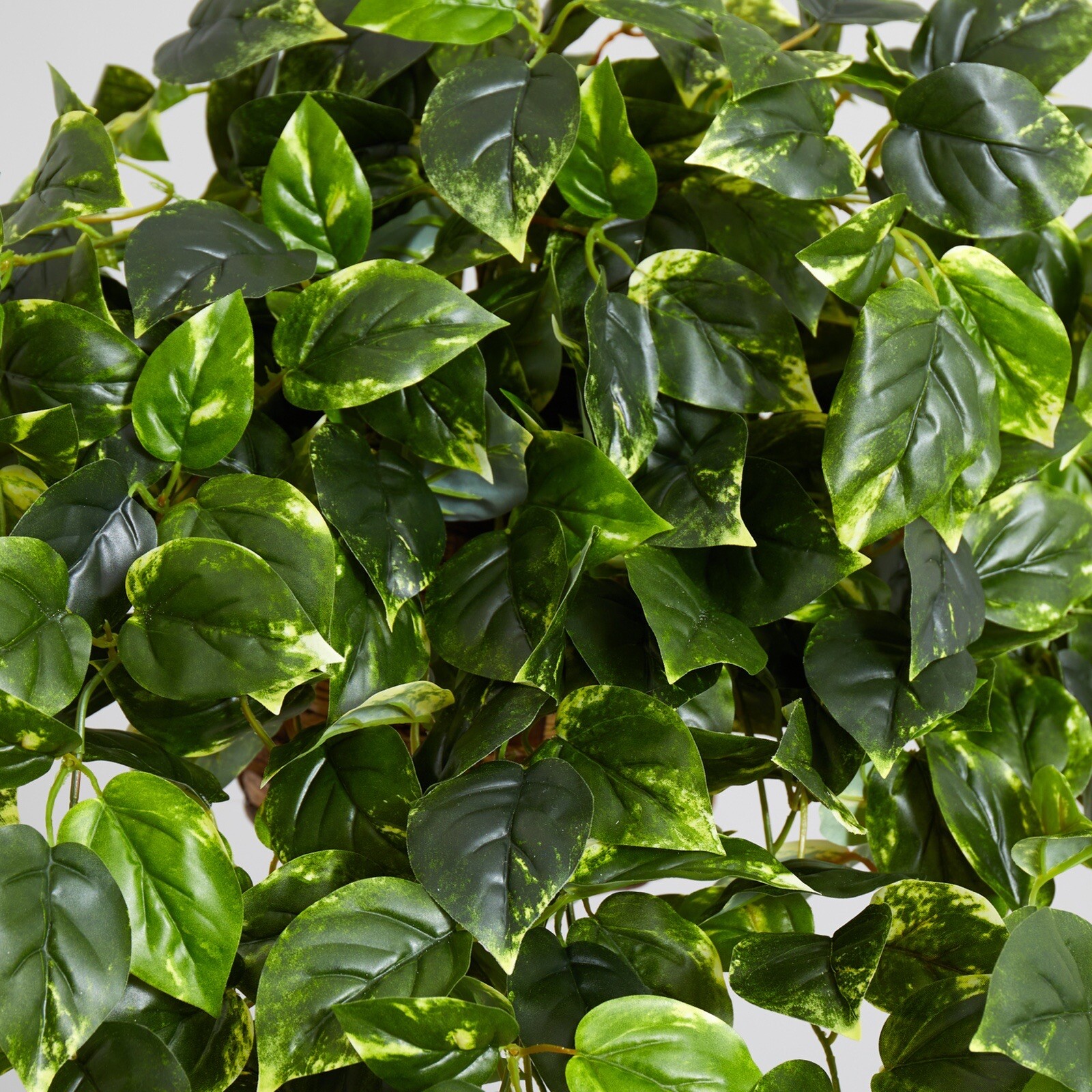 36″ Pothos Artificial Plant in Hanging Basket UV (Indoor/Outdoor). Retail $106