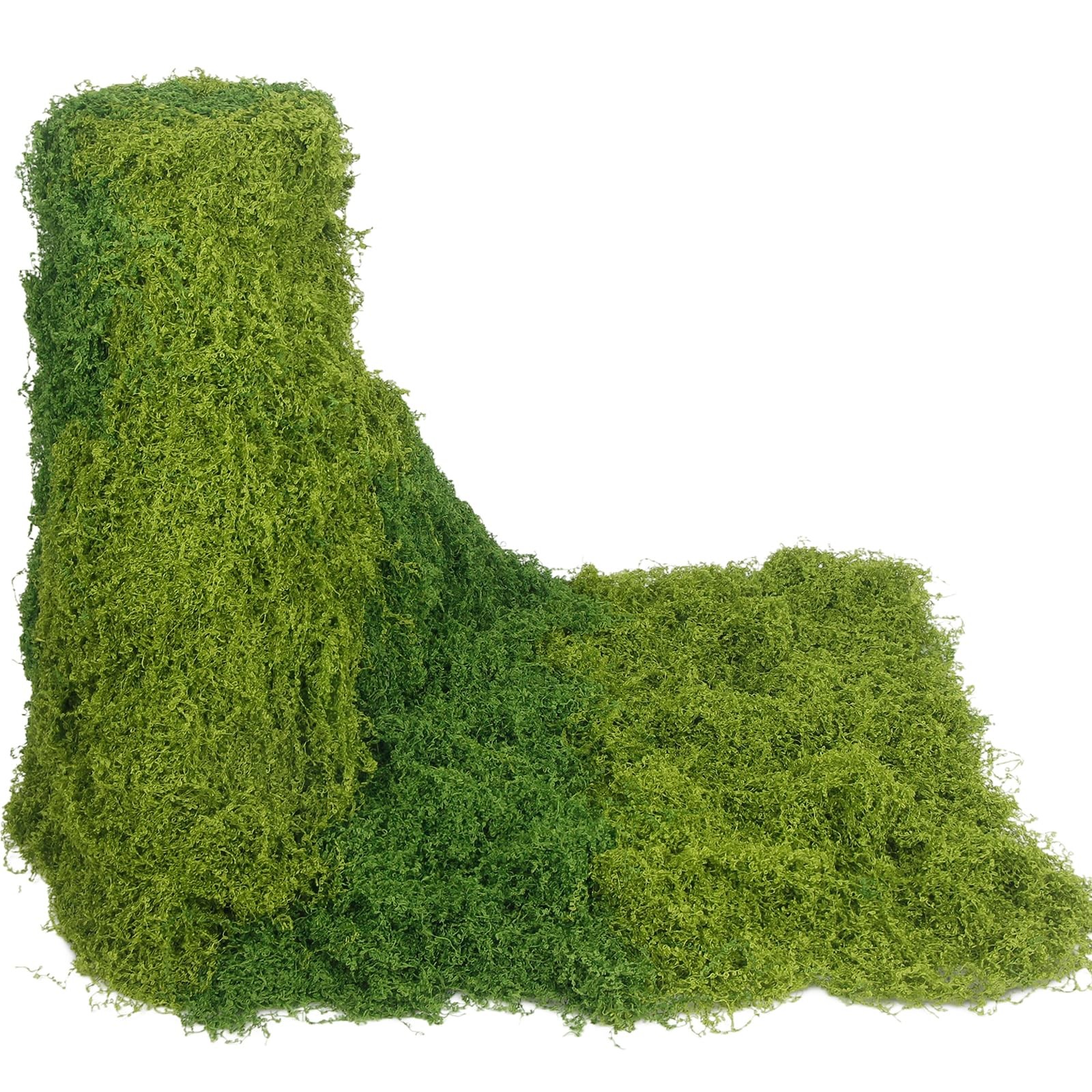 RSSGID Artificial Moss Mat Green Dark Green 12x71in