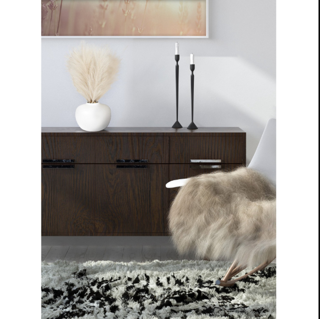 Better Homes & Gardens 14″ Artificial Pampas Grass in White Ceramic Vase