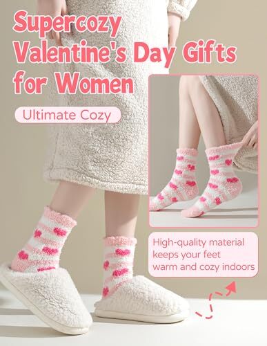 Warm Cozy Valentines Gifts for Her Girlfriend Wife Women Girls-Fluffy Soft