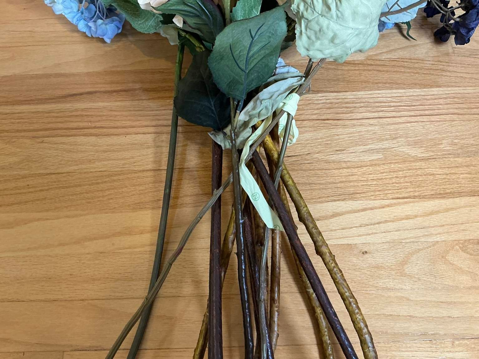 30in Hydrangea Silk Artificial Flower Set of 12, new